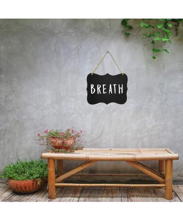 Large Hanging Chalkboard Sign 8x10 | Acrylic | Double Sided | Erasable | Wedding Wall Decor | Kitchen Pantry Menus - Pack of 6 - Buy Online on GoSupps.com