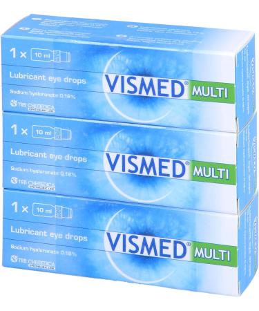 Buy Vismed Multi 3x10 ml - Soothe Dry Eyes | Fast International Shipping - Buy Online on GoSupps.com