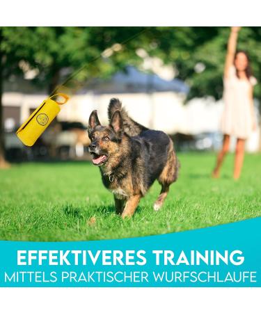Dog is K nig Feed Bag for Dogs - Dummy for Training All Breeds - Includes Treats & Training Book - Sun Yellow Feed Dummy - Buy Online on GoSupps.com