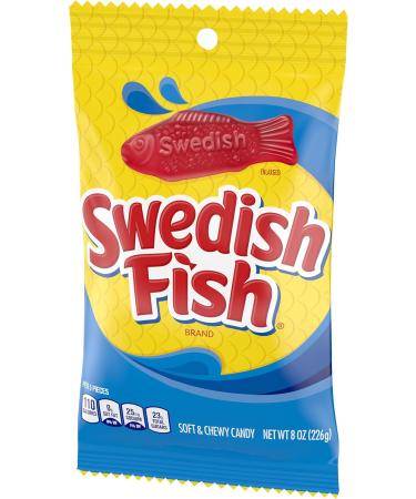 Kraft Swedish Fish Soft & Chewy Candy 8Ounce Bag - Buy Online on GoSupps.com