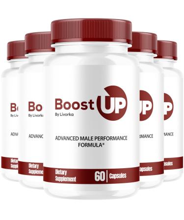 LIVORKA Boost Up Advanced Formula Supplement for Men - 300 Capsules - Pack of 5