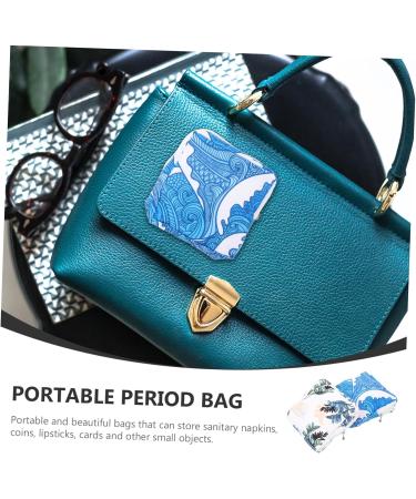 Shop Gleavi Sustainable Period Bag | Multi-functional Pocket for Pads & Tampons | Eco-friendly Travel Makeup Bag - Buy Online on GoSupps.com