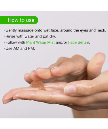 Organic Facial Cleanser - Gentle Soap-Free Foaming Wash for All Skin Types | Hydrating Makeup Remover for Men Women Teens & Kids | Ideal for Sensitive Skin Acne & Eczema - Buy Online on GoSupps.com