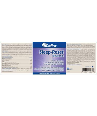 CanPrev - Sleep-Reset Melatonin 90 v-caps - Helps to Temporarily Promote Relaxation - Helps to Re-Set the Body's Sleep-Wake Cycle - Helps to Prevent and Reduce the Effects of Jet Lag - Buy Online on GoSupps.com