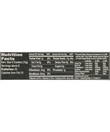 Roland Foods Classic Water Crackers - Non GMO, USA Sourced - 4.4 oz (Pack of 12) - Buy Online on GoSupps.com