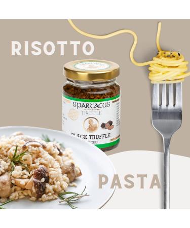  Spartacus Truffle Spartacus Black Truffles Preserved in Extra Virgin Olive Oil - Perfect Gourmet Seasoning for Pizza Pasta Salads Potatoes Meat and Eggs - Pack of 3 - Buy Online on GoSupps.com