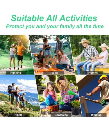 21 Pack Waterproof Mosquito Repellent Bracelets | Individually Wrapped Bug Wristbands for Kids & Adults - Perfect for Outdoor Activities - Buy Online on GoSupps.com