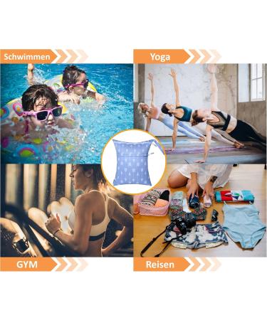 MIXIDON Waterproof Wet Dry Bag - Baby Items & Swimsuit Organizer | Pattern 11 - Buy Online on GoSupps.com