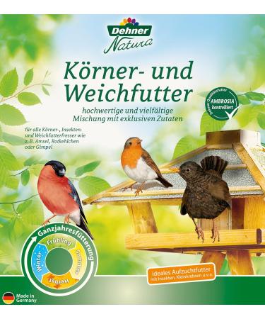 Dehner Natura Wild Bird Food - 5kg Grain & Soft Food for Wildbirds - Premium International Shipping - Buy Online on GoSupps.com