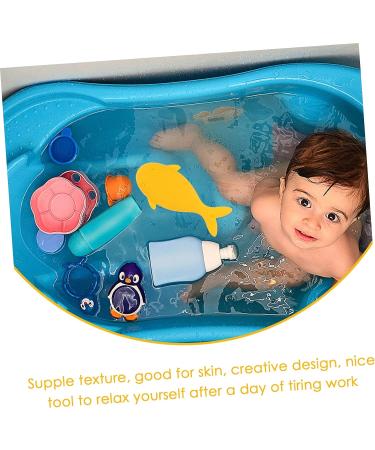 FOMIYES 3pcs Silicone Body Massager & Hair Brush Set | Skin Care & Baby Bathing Tools - Buy Online on GoSupps.com