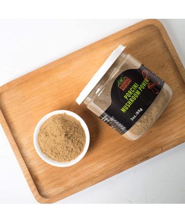 Dried Porcini Mushroom Powder - 3 OZ | Vigorous Mountains - Buy Online on GoSupps.com