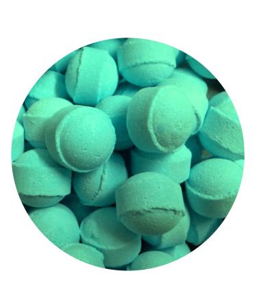 30 x Scented Bath Marbles Fizzers Mini Bombs in Gift Bag (Watermelon)