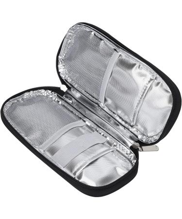 Insulin Cooler Travel Case - Portable Zipper Insulin Cooler Bag for Travel - Multi Layer Design - Purple - Buy Online on GoSupps.com