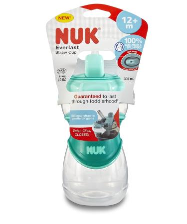 NUK Everlast Straw Sippy Cup Green 10oz - One-Pack - Buy Online on GoSupps.com