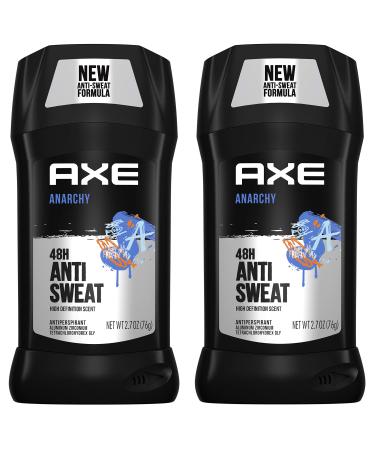 AXE Antiperspirant Deodorant Stick for Men Anarchy For Him 2.7 oz (pack of 2)