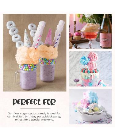 Baking Beauty and Beyond Premium Peach Floss Sugar - Natural Ingredients for Cotton Candy - 800g Bulk Floss Sugar - Perfect for Every Occasion - Buy Online on GoSupps.com