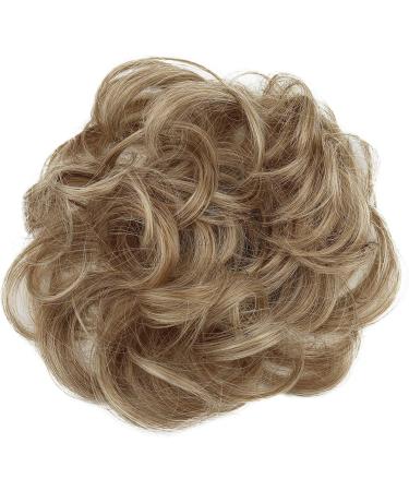 CAISHA Messy Scrunchie Bun Voluminous Wavy Hairpiece - Strawberry Blonde Mix - Buy Online on GoSupps.com