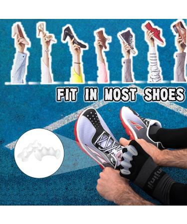 Toe Separators and Straighteners for Men and Women - Bunion Correction, Hammertoes, Plantar Fasciitis - Large Size White (1 Pair) - Buy Online on GoSupps.com