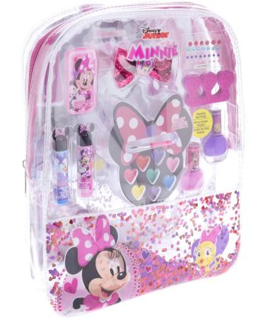 Disney Minnie Mouse Townley Girl Backpack Cosmetics Set - Lip Gloss, Hair Bows, Nail Polish, and More - Buy Online on GoSupps.com