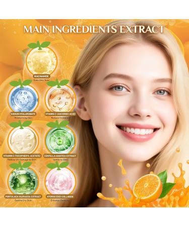 28 Pcs Valentine's Day Vitamin C Skin Care Set Skincare for Girls 10-12 Complete Skincare Routine for Deep Clean Soft and Hydrated Skin Ideal Gift for Teen Girls 28Pcs Vitamin C - Buy Online on GoSupps.com