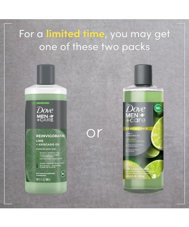 Dove Men+Care Lime & Avocado Oil Body Wash 18 oz - 4 Pack - Buy Online on GoSupps.com