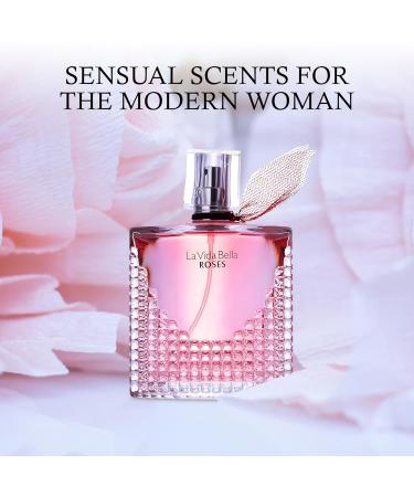 La Vida Bella RosePerfume for Women Long Lasting Fragrance Eau de Parfum Floral & Sweet Women's Perfume Daily Used 3.4 Fluid Ounce La Vida Bella Rose 3.4 Fl Oz (Pack of 1) - Buy Online on GoSupps.com