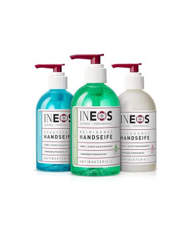 Ineos Antibacterial Liquid Hand Soap Moisturizing with Marine Minerals 6 x 250ml Pack (12 Pack) International Shipping - Buy Online on GoSupps.com