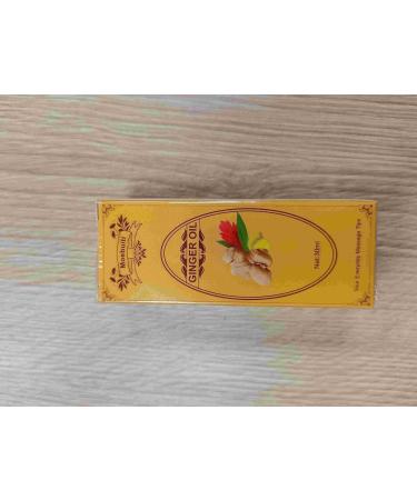 Ginger Oil 30ml (3 Pack) - Lymphatic Drainage & Stress Relief Massage Oil for Sore Muscles & Abdominal Care - Buy Online on GoSupps.com