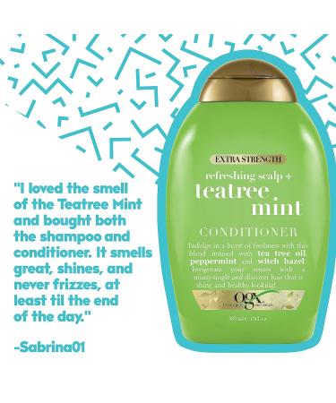 OGX Extra Strength Tea Tree Mint Conditioner 13 fl oz - Paraben & Sulfate-Free - Buy Online on GoSupps.com