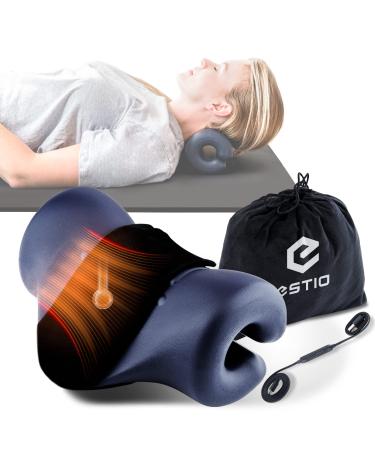 ESTIO neck extension with heat tease stretcher for neck pain neck savior against headache Cloudy Neck for naked orthopedic dark blue - Buy Online on GoSupps.com