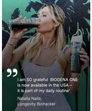 BIOGENA ONE All-in-one Greens Powder - Supports Energy Metabolism & Immune Function**- 99 Nutrients with Probiotics Vitamins & CoQ10 - No Added Sugar - Apple-Kiwi - 30 Travel Packs + Bottle - Buy Online on GoSupps.com