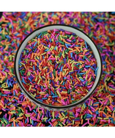 LIKETURE Non-Edible Polymer Clay Fake Sprinkles - 110g Craft Decoration Faux Sprinkle Filler for Resin & Slime (Mixed Color - Buy Online on GoSupps.com