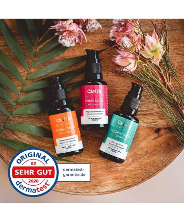  Casida Casida Anti Aging Serum Set Vitamin C Serum Retinol Serum Intensive Hyaluronic Acid Serum Face Care Against Wrinkles Pharmacy Quality 3 x 30ml - Buy Online on GoSupps.com