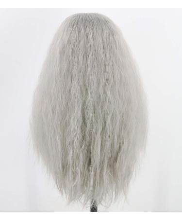 Topcosplay Wig and Beard Men's Long Grey Wig Cosplay Wizard Sorcerer Prophet Wig for Carnival Halloween Costume - Buy Online on GoSupps.com