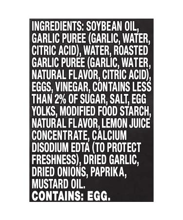 J.L. Kraft Garlic Aioli with Roasted Garlic 12 fl oz - Creamy Garlic Parmesan Sauce - Buy Online on GoSupps.com