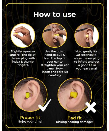 TradeSmart Ear Plugs for Shooting Range  Earplugs 200 Pairs  Disposable Earplugs  Foam Ear Plugs for Noise Reduction Pink - Buy Online on GoSupps.com