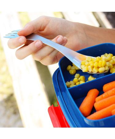 Tapirus 5-in-1 Spork Of Steel Utensils Set - Durable Rust-Proof Stainless Steel for Camping, Fishing, Hunting & Outdoor Activities - Includes Spoon, Fork, Knife, Bottle Opener & Carrying Case - Buy Online on GoSupps.com