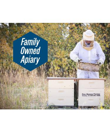 Cox's Honey - Creamed Whipped Raw Unfiltered Clover Honey 40 OZ | 100% Pure & Delicious - USA Made 2.5 Pound - Buy Online on GoSupps.com