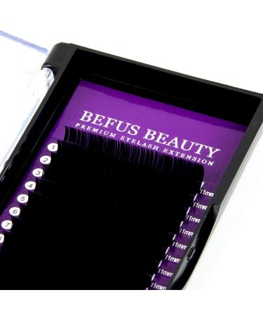 Flat Ellipse Silk Lashes C 0.15 Silk Eyelashes Eyelash Extension Mink Eyelashes (Mix 7-15mm)