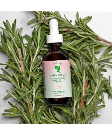 Camille Rose Rosemary Oil Hair & Scalp Drops | Castor, Peppermint & Rosemary Oils | Hair Growth & Strengthening | 1.9 fl oz - Buy Online on GoSupps.com