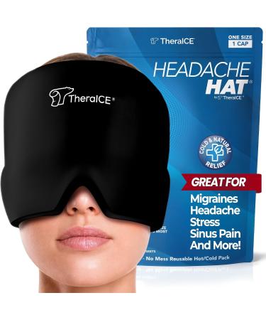 TheraICE Rx Form Fitting Gel Ice Headache Migraine Relief Hat - Buy Online on GoSupps.com