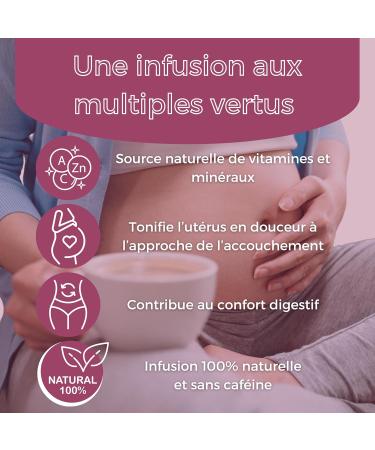  Alexandria Organic raspberry leaf herbal tea 100g - Origin: France - Infusion for late pregnancy preparation for childbirth. Tea and infusions ideal for pregnant women well-being - Buy Online on GoSupps.com