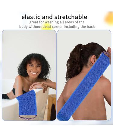African Exfoliating Net Sponge - 2 Pack | Bath & Shower Body Scrubber Set - Buy Online on GoSupps.com