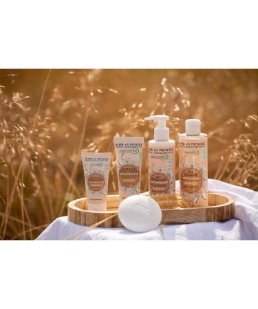 JEANNE EN PROVENCE - Organic solid shampoo - Almond fragrance - Hydrates nourishes and protects - For dry hair - Made in France in Grasse - 75 gr - Buy Online on GoSupps.com