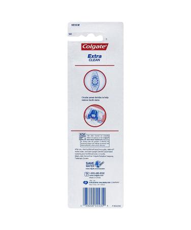 Colgate Extra Clean Full Head Toothbrush Medium - 3 Count - Buy Online on GoSupps.com