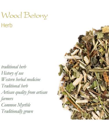 Wood Betony Tea Herb 100g - Hedgenettle, Purple Betony, Bishopwort - Pack of 1 - Buy Online on GoSupps.com