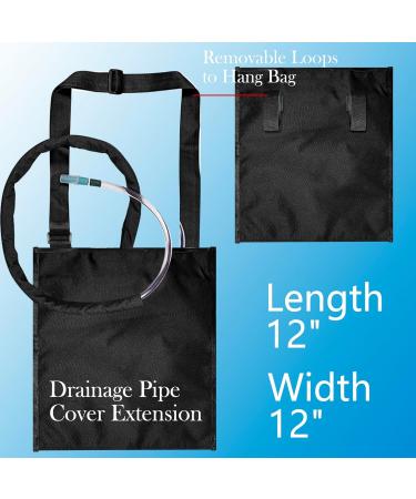 Urine Drainage Bag Holder & Catheter Tube Cover - Nephrostomy Bag Covers with Storage Compartment | Shop Internationally - Buy Online on GoSupps.com