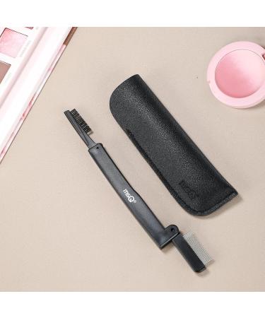 MSQ Eyelash Comb & Brow Brush - Folding Eyelash Separator Mascara Applicator Eyebrow Definer & Grooming Tool for Perfect Lashes & Brows - Buy Online on GoSupps.com