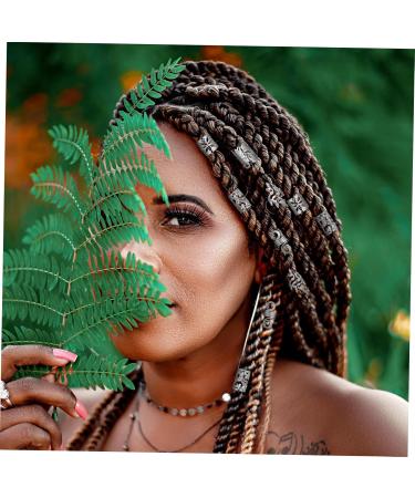1 Box Braid Hair Accessories Dreadlock Accessories Beads for Hair Braids Hair Jewels Braiding Accessories Hair Jewelry Hair for Braids Braiding Hair Pendants Hair Beads Metal FRCOLOR - Buy Online on GoSupps.com