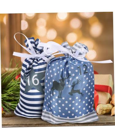 ABOOFAN 24pcs Christmas Bag Wooden Drawstring Bag Child - Buy Online on GoSupps.com